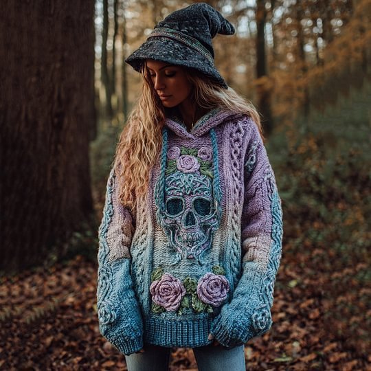 Sudadera con capucha de corte relajado para otoño e invierno, estilo casual, con hombros caídos y estampado vintage. - Image 6