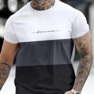 Camiseta deportiva para hombre con estampado 3D
