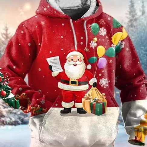 Nueva sudadera con capucha con impresión digital 3D de moda - Image 7